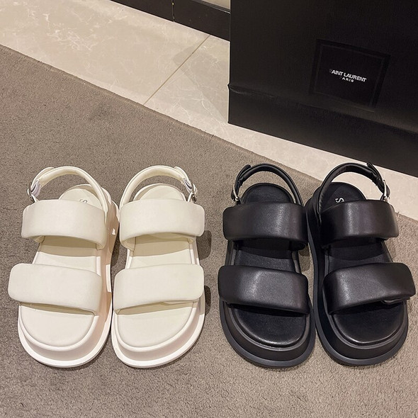 Shoes For Women 2023 Summer Fashion Buckle Strap Women's Sandals Solid Shoes For Women 2023 Summer Fashion Buckle Strap Women's Sandals Solid
