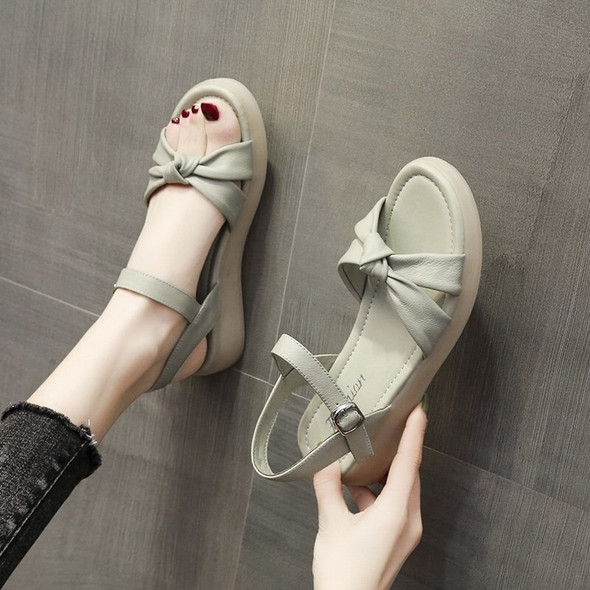 Women Sandals Summer Shoes Breathable Wedges Fashion Buckle Strap