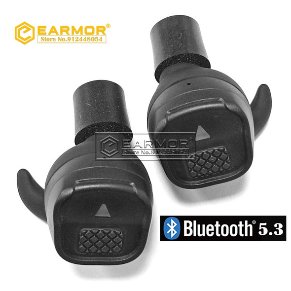 EARMOR M20T Bluetooth Earplugs Hunting Shooting Electronic Earplugs Headset Anti Noise Ear Plug Noise Canceling NRR26db