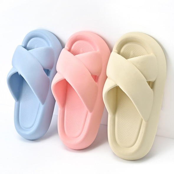 Women's Slippers Soft Thick Bottom Women Slippers Crossover Belt