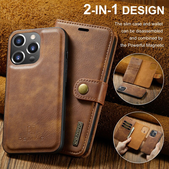 For iPhone 14Pro Max 13 12 11 Pro Max Plus XS X XR Deluxe removable magnetic wallet flip cover cell phone leather case