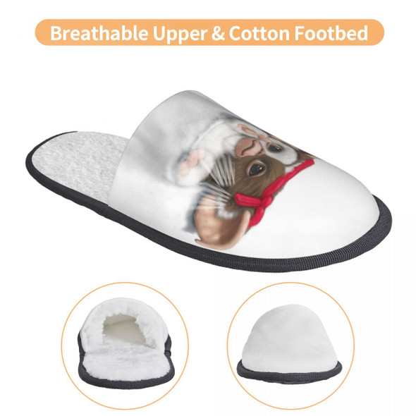 Gizmo Says Hello House Slippers Women Soft Memory Foam Monster Movie Gizmo Says Hello House Slippers Women Soft Memory Foam Monster Movie