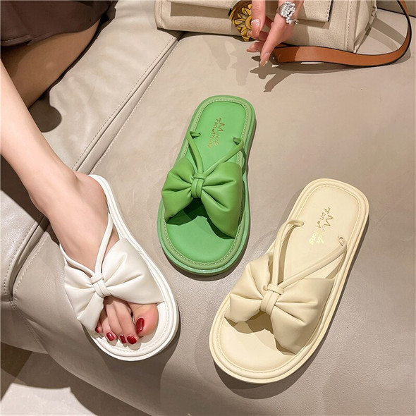2023 New Leather Flat Bottom Slippers Women's Handmade Sandals Summer 2023 New Leather Flat Bottom Slippers Women's Handmade Sandals Summer