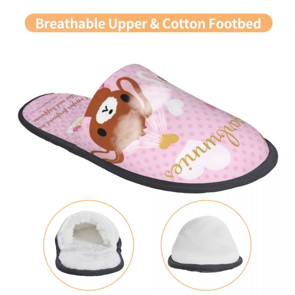 Memory Foam Slippers Women Comfy Warm Japanese Cartoon Animation Memory Foam Slippers Women Comfy Warm Japanese Cartoon Animation