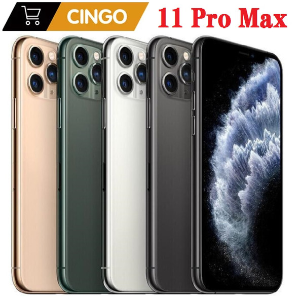 Original iPhone 11 Pro Max 6.5" RAM 4GB ROM 64/256GB A13  IOS  Unlocked cellphone iphone 11pro max  iphone11promax