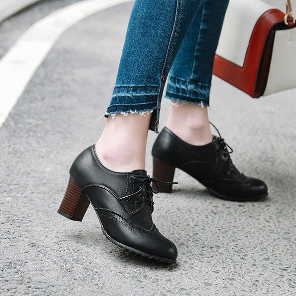 Shoes Women Oxford Heels Lace | Autumn Womens Oxfords Heels - 2023 Shoes Women Oxford Heels Lace | Autumn Womens Oxfords Heels - 2023
