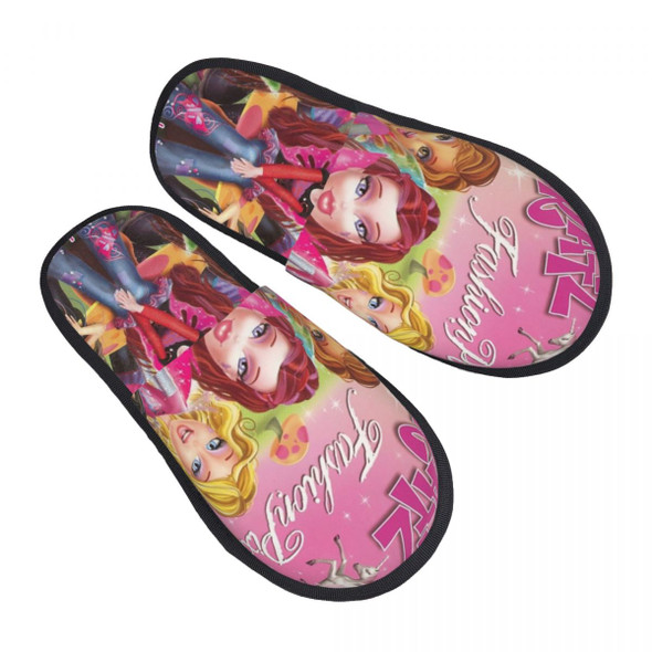 Bratz Fashion Pixiez House Slippers Women Cozy Memory Foam Rock Angelz