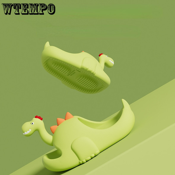 WTEMPO Women Dinosaur Slippers Summer Outdoor Indoor Shoes Soft Sole
