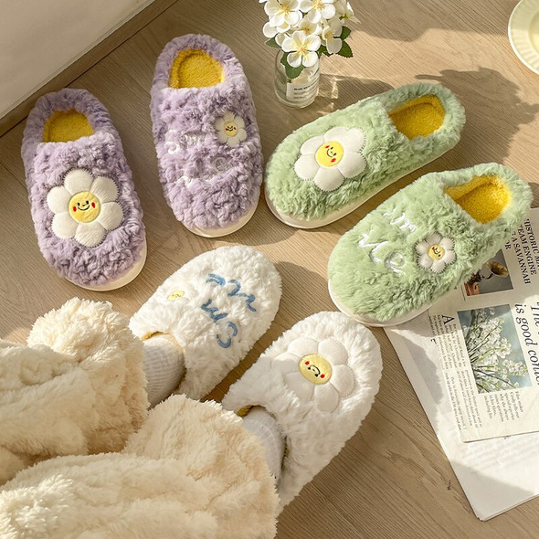 QYCKABY New Cute Lamb Thick Bottom Indoor Fur Plush Slippers Home Warm QYCKABY New Cute Lamb Thick Bottom Indoor Fur Plush Slippers Home Warm