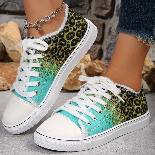 Shoes for Women  2023 Retro Floral Print Canva Shoes Female Fashion