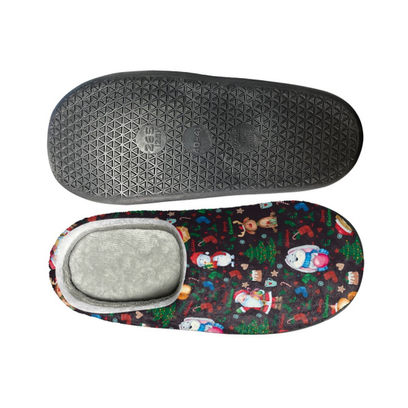 Christmas Print Casual Women Slippers Dropshipping Comfort Home Flats
