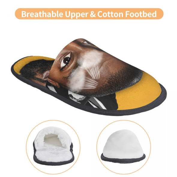 Memory Foam Slippers Women Cozy Warm Rapper Music Producer House Memory Foam Slippers Women Cozy Warm Rapper Music Producer House
