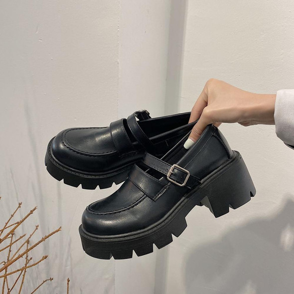 Shoes Round Toe Platform Heel | Women Pumps Platform Loafers - Shoes