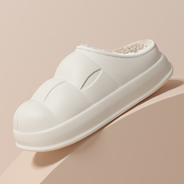Waterproof Winter Woman Slippers Thick Platform Non Slip Solid Color Waterproof Winter Woman Slippers Thick Platform Non Slip Solid Color