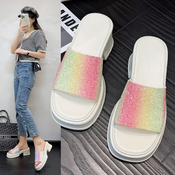 European and American Fashion Slippers Women's 2023 Summer New Casual