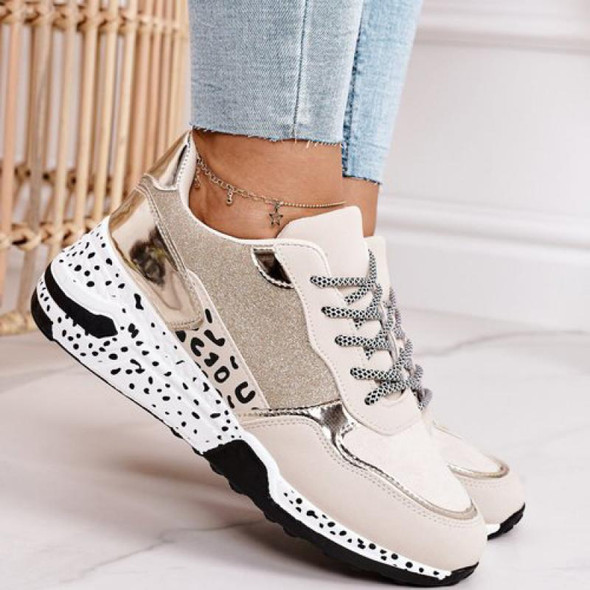 Women Sneakers Lace-up Platform Ladies Sports Shoes For Women