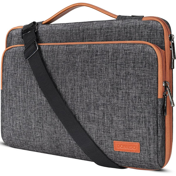 DOMISO 14 15.6 17.3 Inch Laptop Bag Cover Waterproof Shockproof Notebook Sleeve Case Shoulder Bag Protective Cover