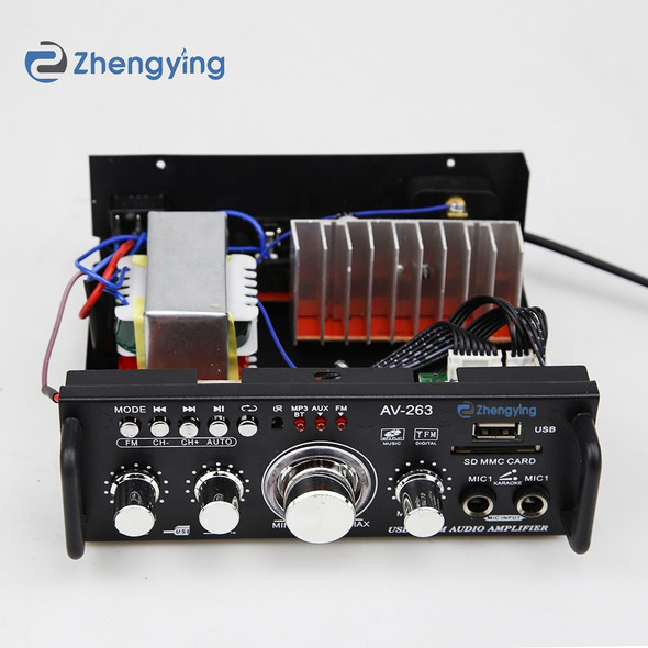 KTV home wireless bt power amplifier SD USB card ready-to-use car HIFI speaker