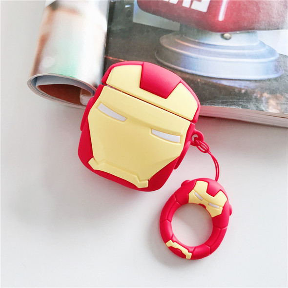 Marvel Iron Man Spiderman Black Panther Silicone Cases For Airpods