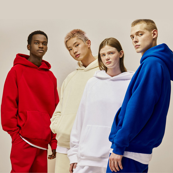 350 Grams Mens Thick Fleece Lined Men's Hoodies Oversized High Quality Blank