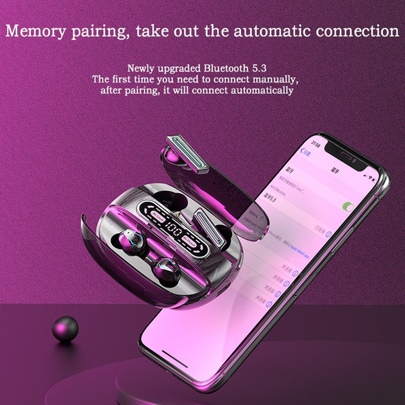 M56 TWS Bluetooth Headphones 5.3 Couple Wireless Earphones Low Latency 9D Stereo Sports Waterproof Earbuds Headsets PK M21 M56 TWS Bluetooth Headphones 5.3 Couple Wireless Earphones Low Latency 9D Stereo Sports Waterproof Earbuds Headsets PK M21