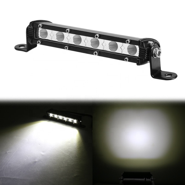 OVOVS car slim light bar 12v 18w led light bar 7 inch for ATV truck