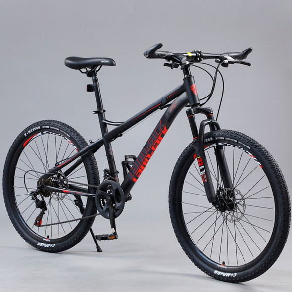 26 Inches Bicycle 24/27 Speed Shock Absorbing Mountain Bike High Carbon Steel Frame Front And Rear Dual Disc Brake