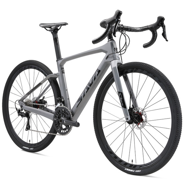 SAVA carbon fiber gravel disc brake road bike R11-R7000 22speed 105/SORA 18speed road bike gravel bike racing 700x40C tires