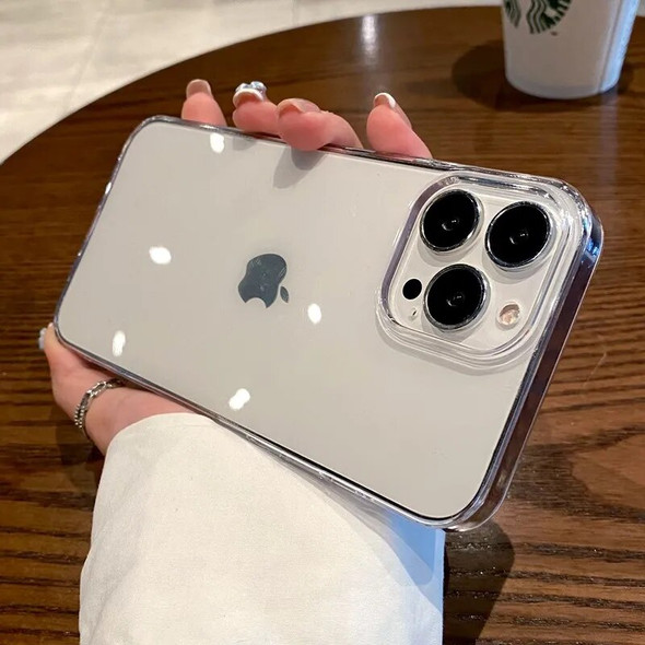 Luxury Transparent Hard Plastic PC Case For iPhone 15 14 13 12 Mini 11 Pro Max X XR XS 7 8 Plus SE Shockpoof Crystal Clear Cover Luxury Transparent Hard Plastic PC Case For iPhone 15 14 13 12 Mini 11 Pro Max X XR XS 7 8 Plus SE Shockpoof Crystal Clear Cover