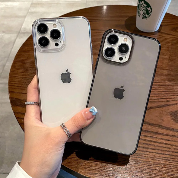 Luxury Transparent Hard Plastic PC Case For iPhone 15 14 13 12 Mini 11 Pro Max X XR XS 7 8 Plus SE Shockpoof Crystal Clear Cover Luxury Transparent Hard Plastic PC Case For iPhone 15 14 13 12 Mini 11 Pro Max X XR XS 7 8 Plus SE Shockpoof Crystal Clear Cover