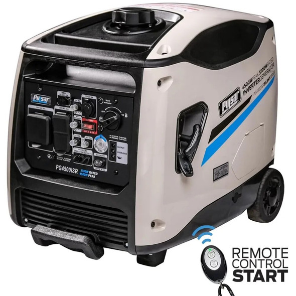 Pulsar 4500W Inverter Gas Powered Generator with Remote Start