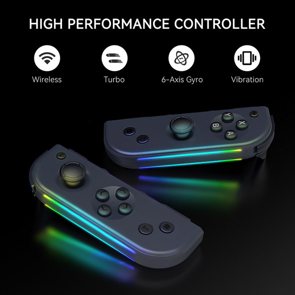 Joy Pad Switch Controller Lateral Luminescence Joy Cons L/R Compatible for Switch Nintend Joycon with Wake-up/Screenshot Joy Pad Switch Controller Lateral Luminescence Joy Cons L/R Compatible for Switch Nintend Joycon with Wake-up/Screenshot