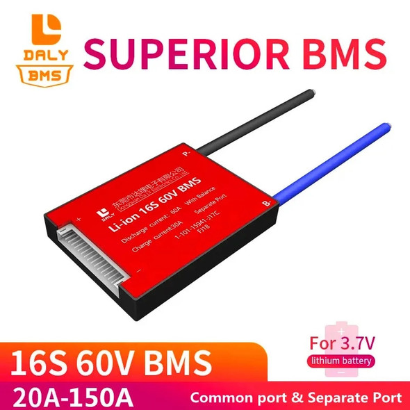 Hot Sales DALY 16S 60V BMS 20A 30A 40A 50A 60A 80A100A With Balance Function For 18650 Lithium Battery 60V Electric Bike Scooter Hot Sales DALY 16S 60V BMS 20A 30A 40A 50A 60A 80A100A With Balance Function For 18650 Lithium Battery 60V Electric Bike Scooter