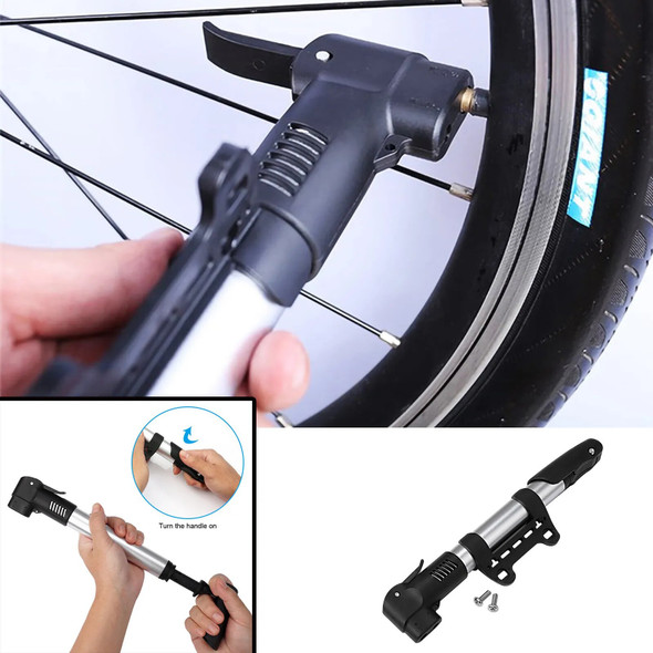 Mini Portable Manual Bike Pump High Pressure Mtb Road Bike Electric Bicycle Wheel Tire Inflator Cycle Air Pump Bike Accessories