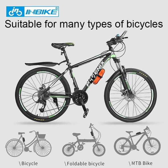 INBIKE Bike Lock Anti-cut Bicycle MTB Lock Anti-theft Alloy Steel Foldale Motocycle Lock