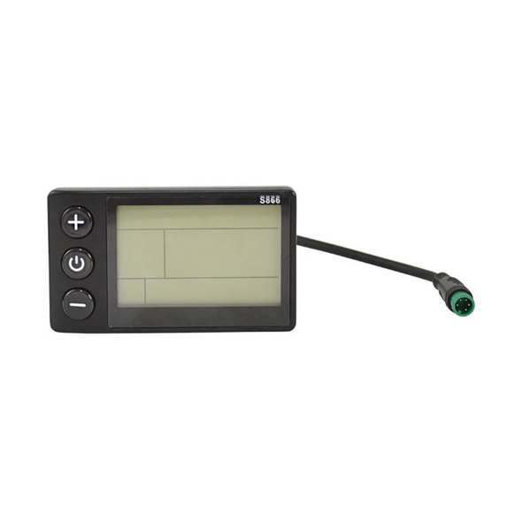 S866 Electric Bike LCD Display E-Bike Electric Scooter Display Meter Control Panel with Waterproof Plug S866 Electric Bike LCD Display E-Bike Electric Scooter Display Meter Control Panel with Waterproof Plug