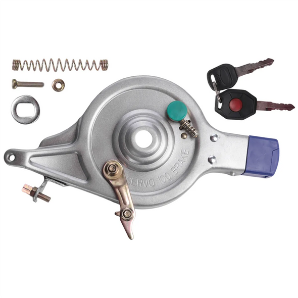 100 Type Electric Bike Rear Drum Brake E-Bike Rear Wheel Rise Brake with Lock E-Bike Rise Brake