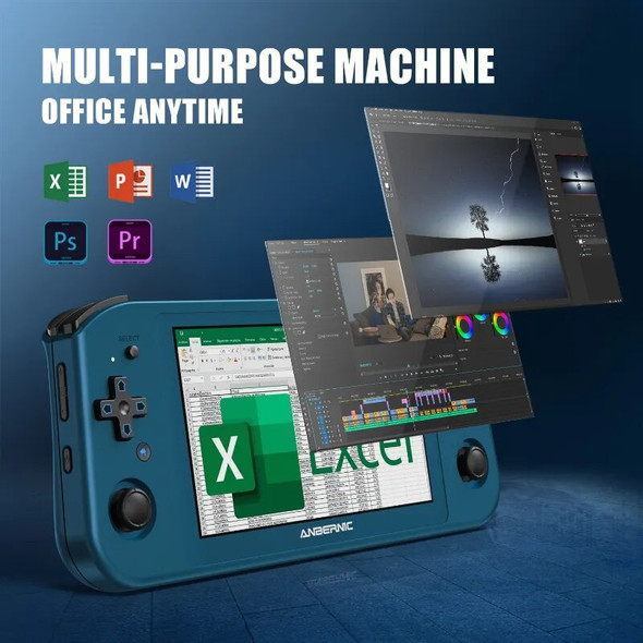 ANBERNIC Win600 original 5.94-INCH Portable PC Pocket Mini Laptop Game Console Win10/Steam OS System AMD 3050e Steam Deck 16GB+1