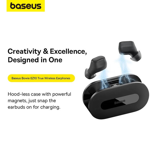 Baseus Bowie EZ10 True Wireless Earphone Bluetooth 5.3 Wireless Headphone HiFi bean Sports Earbuds Fast Charge 0.06' Low Latency