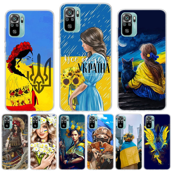 Ukraine Ukrainian Girl Silicon Call Phone Case For Xiaomi Redmi 10 10C 12 12C 9 9C 9A 10A 9T 8A 7A 6A 8 7 6 Pro 10X K40 K30 K20