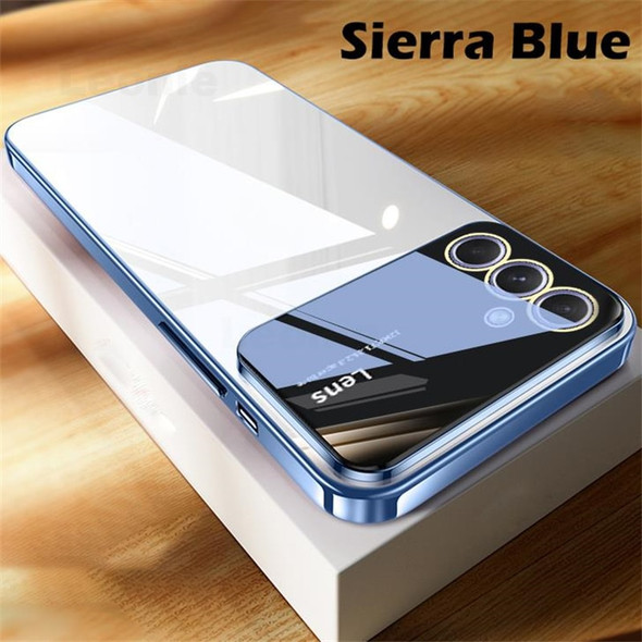 Case For Samsung Galaxy A54 A34 A14 A24 A53 A52 A73 A72 A33 A23 A32 A52S 5G A51 Transparent Soft Plating Shockproof Phone Cover