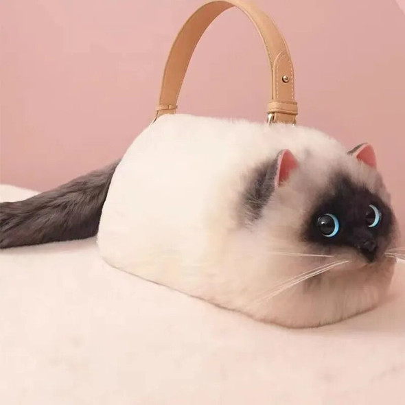 Cat bag, Messenger Bag, versatile small and cute, fashionable bag Women's Cross bag autumn and winter high-level design