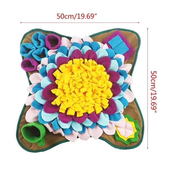 Dogs Snuffle Mat Pet Leak Food Anti Choking Mat Cat Dog Training Blanket Nose Work Toy Pet Slowing Feeding Intelligence Mat