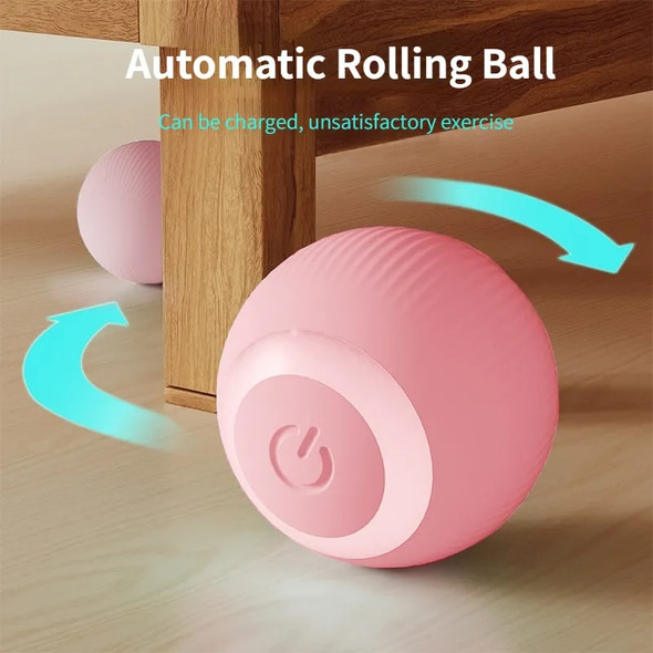 Automatic Rolling Ball Smart Cat Toys Electric Cat Toys Interactive For Cats Training Self-moving Kitten Toys Pet Supplies