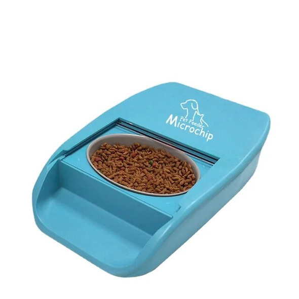 2023 Automatic Pet Feeder Microchip RFID Smart Cat Food Dispenser Cat Dog Accessories Prevent Food Stealing in Multi Pets Home
