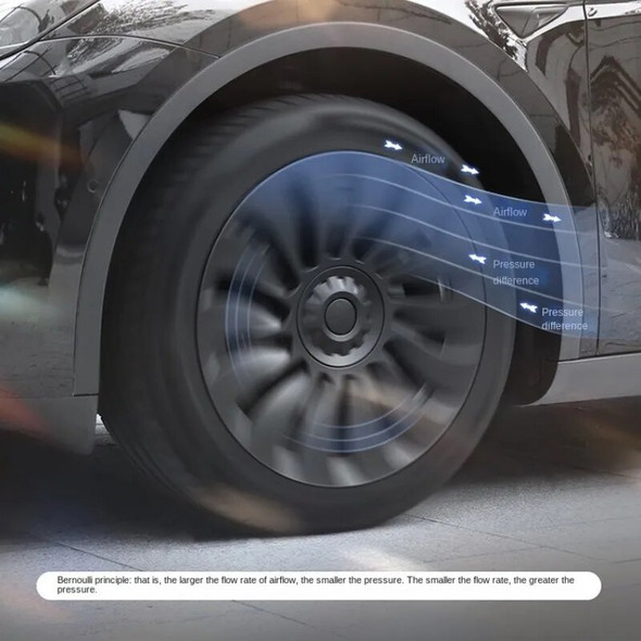 4PCS Wheel Caps for Tesla Model Y 2018-2023 19 Inch Hubcap Automobile Replacement Performance Hub Cap Full Rim Cover Accessories