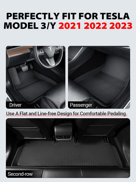 For Tesla Model 3 Y Floor Mats