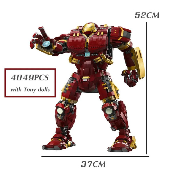 2023 NEW Compatible 76210 4049pcs Robot Model Building Blocks Kit MOC Bricks Toys For Boy Children Christmas Gift