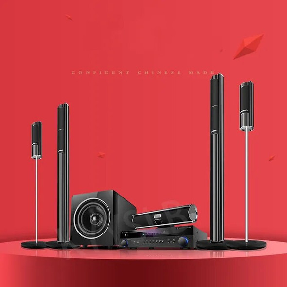 KYYSLB 5.1 Home Theater Sound System Living Room TV Surround Combination Speaker Sound Blueteeth Amplifier Subwoofer Player