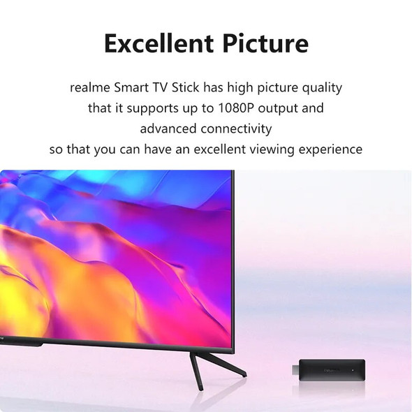 Global Version realme Smart Google TV Stick 1GB 2GB RAM 8GB ROM ARM Cortex A53 Bluetooth 5.0 Google Assistant media player